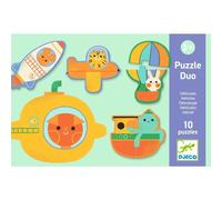 Jeu éducatif puzzle duo véhicules