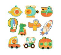 Jeu Éducatif Puzzle Duo Véhicules Multicolore TU