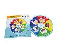 Jeu d'apprentissage - Enjoy Art - EA40140 - Roue des émotions - 20 cm - Fabriqué en France