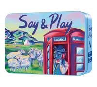 Jeu Éducatif Say & Play Asmodee - 150 Cartes, Prononciation Anglais Britannique, 7+