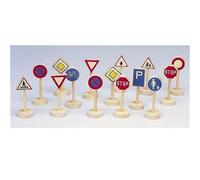 Jeu éducatif - TOYS PURE - 15 panneaux routiers en bois - Pour enfants dès 4 ans