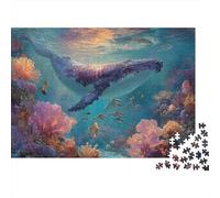 Jeu éducatif très intéressant sur la Vie Marine et Le Monde sous-Marin, avec Une Forme Unique et Pleine de Surprises, 1 000 pièces (75 x 50 cm)