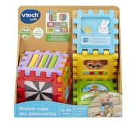 VTech – Cube d'activités – Modulo Cube des Découvertes – Modulable, motricité fine – Multicolore