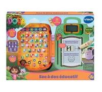 VTech Sac à dos éducatif Dora l'Exploratrice – Ardoise magique, stylet, 12 activités FR/EN 3-7 ans