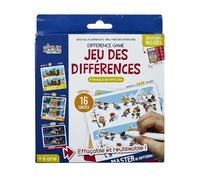 Jeu éductifs des différences effaçcable et réutilisable à 4 niveaux de difficulté progressive