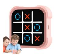 Jeu Électrique Tic TacToe - Jeu De Morpion Portable Console De Jeu De Puzzle Portable Boulon Tic-Tac Toe Jeu De Société Classique XO Chess pour Jeux Interactifs Familiaux en Intérieur Et en Extérieur