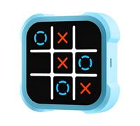 Jeu Électrique Tic TacToe - Jeu De Morpion Portable Console De Jeu De Puzzle Portable Boulon Tic-Tac Toe Jeu De Société Classique XO Chess pour Jeux Interactifs Familiaux en Intérieur Et en Extérieur