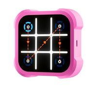 Jeu Électrique Tic TacToe - Jeu De Morpion Portable Console De Jeu De Puzzle Portable Boulon Tic-Tac Toe Jeu De Société Classique XO Chess pour Jeux Interactifs Familiaux en Intérieur Et en Extérieur