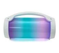 Enceinte Bluetooth - Bigben - PARTY LITE - Effets lumineux - Micro intégré - Poignée blanche