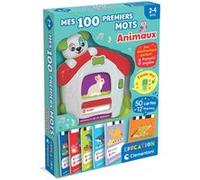 Clementoni Jeu électronique Mes 100 premiers mots bilingues Animaux