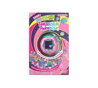 Bandai - Tamagotchi Paradise Terre - Animal Virtuel à élever - Tamagotchi avec molette de Zoom - Jouet Interactif en français - Modèle Terre Rose et Vert - Jouet Enfant 6 Ans et + - 43421