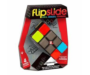Jeu électronique Portable FLIPSLIDE - Tourner, Glisser, Combina! Faites correspondre Les Blocs de Couleurs aux lumières. 4 Modes de Jeu. Multijoueur. Défiez Vos Amis !