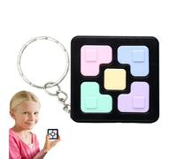 Jeu électronique portable - Jouet de jeu de puzzle d'entraînement de mémoire portable alimenté par batterie | Jouets portables faciles à utiliser avec chaîne de suspension pour sacs, clés, sacs à dos.
