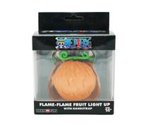 Teknofun Lampe LED 7 cm Modèle Flame Flame Fruit ONE PIECE avec dragonne orange