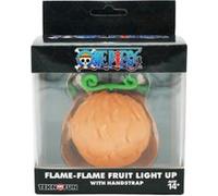 Teknofun Lampe LED 7 cm Modèle Flame Flame Fruit ONE PIECE avec dragonne orange