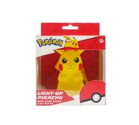 TEKNOFUN - Figurine Lumineuse Pikachu Grumpy 11 cm - Licence Officielle Pokémon - 2 Modes d'Éclairage LED - Dragonne Incluse - Fonctionne avec 1 Pile CR2032 (Incluse) - 811423