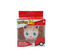 TEKNOFUN - Figurine Lumineuse Rondoudou 6,5 cm - Licence Officielle Pokémon - 2 Modes d'Éclairage LED - Dragonne Incluse - Fonctionne avec 1 Pile CR2032 (Incluse) - 811421