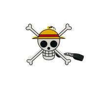 TEKNOFUN - Figurine Lumineuse Skull One Piece 9 cm - Licence Officielle - Éclairage LED Fixe ou Progressif - Dragonne Incluse - Fonctionne avec 1 Pile CR2032 (Incluse) - 811640