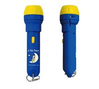 Trousselier Lampe de poche et projecteur d'histoires Le Petit Prince, 3 disques, piles inclus, Bleu