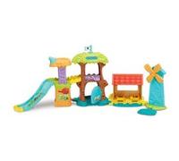 VTech - Tut Tut Animo Bisous Super Maison Toboggan - Ferme Jouet Enfant avec Violette, la Vache Pipelette - Jouet Musical et Sonore - Cadeau Enfant de 1 an à 5 Ans - Contenu en Français