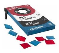 AltoBuy Jeu en Bois 2 en 1 avec Lancer de Sac + Tic Tac Toe