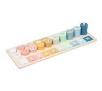 Jeu en bois apprentissage des chiffres Atmosphera - Naturel clair Naturel clair G