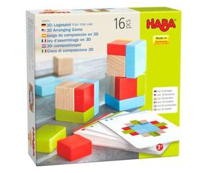 Jeu en bois Assemblage 3D '4x4' HABA® - Jeu réflexion