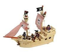 Jeu en bois - Le bateau pirate Paragon Multicolore G