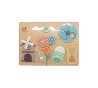 Jeu en bois Planche d'activités - Naturel clair