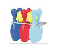 - Jeu Enfant 6 Quilles & 2 Boules 23cm Multicolore