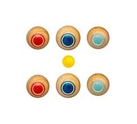 - Jeu Enfant en Bois "Pétanque" 6cm Multicolore