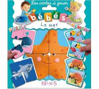 Jeu enfant - FLEURUS - la mer - Puzzle - Cartes mémo - Poster 18x16 cm