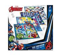 Shuffle - Multijeux Avengers - Marvel - Jeu de société Enfant - à Jouer en Famille ou Entre Amis - à partir de 5 Ans