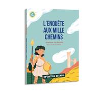 Jeu Enquête Mythologie Grecque 8+ Jeu d'enquête Enfants 8-12 Ans - Cahier Vacances Original énigmes - sans écran - l'enfant est Le héro - en autonomie - 8h d'activités - en Cavale