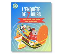 Jeu Enquête pour Les Vacances 7+ Jeu d'enquête Enfants 7-12 Ans - Thème Voyage dans Le Temps - Activité Vacances énigmes - sans écran - en autonomie - 7 Jours d'activités - En Cavale