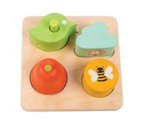 Tender Toys puzzle avec bois sonore junior 14 x 14 x 4 cm Multicolore G