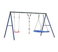 Jeu extérieur avec balançoire, balançoire à disque et nid, balançoire pour enfants