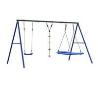 Jeu extérieur avec balançoire, balançoire à disque et nid, balançoire pour enfants
