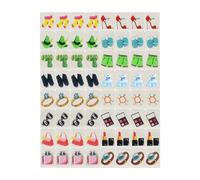 Jeu Familial Mahjong, Jeu de société Mahjong - Jeux de jetons Classiques - Stratégie Classique créative, Blocs Amusants pour Adultes,