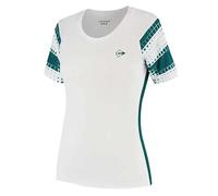 Jeu féminin Dunlop Tee 3 - Épicéa Blanc/ombragé | T-Shirt de Tennis de Performance/Padel