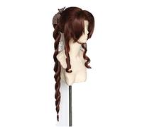 Jeu Ffvii ff7 Aerith Cosplay WIG Femmes Blonde Cheveux Final Fantasy VII Cosplay Perruque Aerith Gainsborough Wigs + Perruque