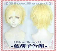 Jeu FGO Fate/Grand Order Voyager Cosplay perruque courte jaune résistant à la chaleur cheveux synthétiques + casquette de perruque gratuite comme photo