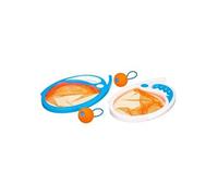 - Jeu "Filet Attrape Balles" 28cm Orange & Bleu