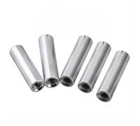 jeu fileté Entretoise en aluminium M4 M5, 5mm 6mm 10mm 55mm 70mm 80mm 100mm de longueur, vis à filetage intérieur, goujons longs, tige de blocage ronde en aluminium vis trapézoïdale (Color : 20mm, S