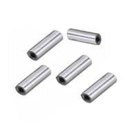 jeu fileté Entretoise ronde en aluminium, filetage intérieur de 8mm 10mm de diamètre extérieur, 5mm 10mm 20mm 60mm 100mm M5 M6, colonne d'espacement en aluminium, écrou Long étendu vis trapézoïdale (