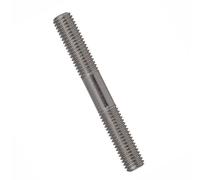 jeu fileté Goujon à vis à filetage métrique M6 M8, filetage gauche droite, tige filetée à Double extrémité, pas de 1mm 1.25mm, boulons sans tête vis trapézoïdale (Color : 90mm, Size : M6)