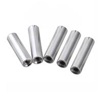 jeu fileté Goujon de vis d'espacement M4 M5 M6, filetage intérieur, écrou Long, tiges d'espacement rondes en aluminium 6mm 8mm 50mm 100mm, entretoise de colonne vis trapézoïdale (Color : 100mm, Size