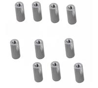 jeu fileté Goujons de vis à filetage intérieur à Double tête M2 M2.5 M3, entretoises rondes en aluminium, colonne d'espacement en aluminium vis trapézoïdale (Color : 20mm, Size : M2.5 10pcs)