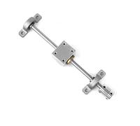 jeu fileté Jeu de guides de Rail linéaire, vis à plomb T8, Support de roulement de tige filetée verticale, tige trapézoïdale à pas de 1mm et 2mm avec écrou en laiton vis trapézoïdale (Color : 10mm le