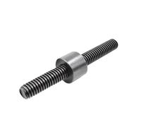 jeu fileté Tige de vis à filetage trapézoïdal T12x3, 1 mètre, pas de 3mm, plomb de 3mm, tige de vis T12 avec écrou rond vis trapézoïdale